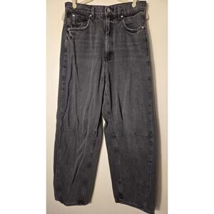 BDG Urban Outfitters High Rise Extreme Baggy Jeans Womens 29 Washed Black